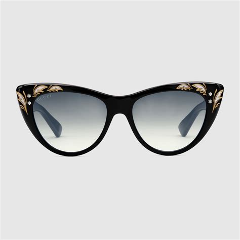 gucci bamboo cat eye sunglasses|designer oversized cat eye sunglasses.